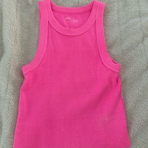 NWOT aerie hot pink tank top